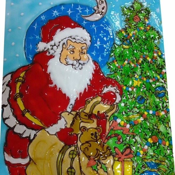 Santa Icing Cream Cake