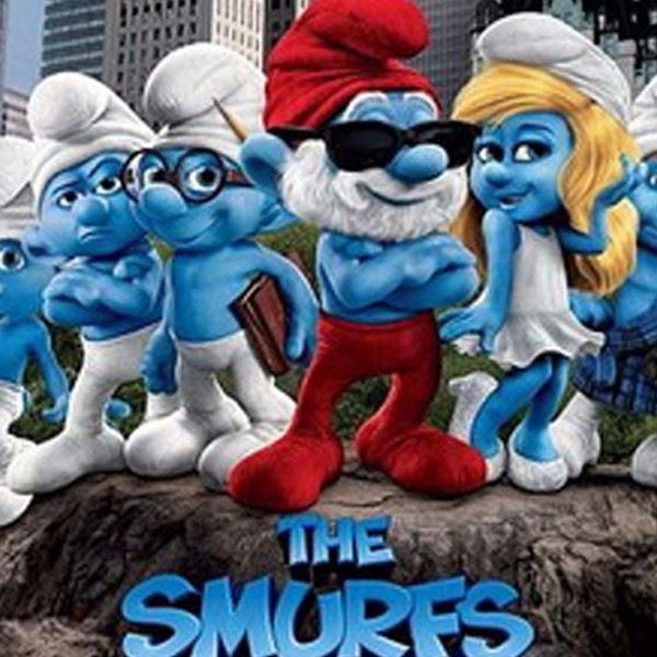 Smurfs Photo Cake