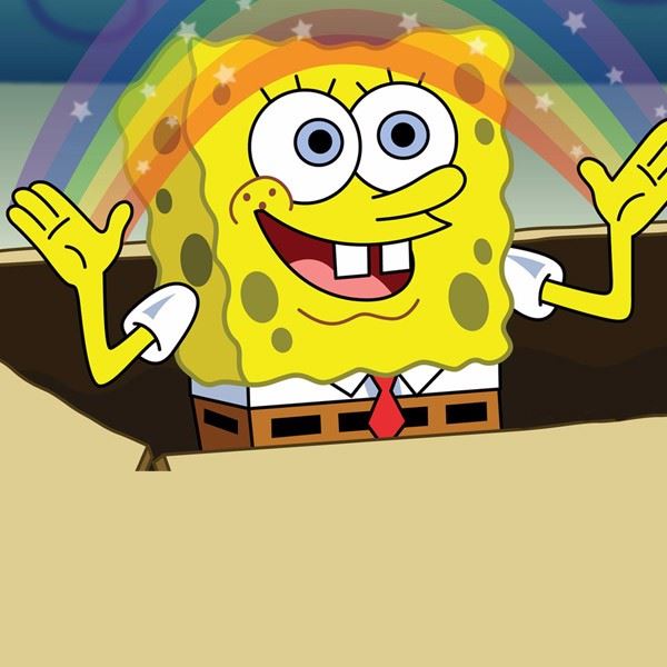 Sponge Bob Photo Cake