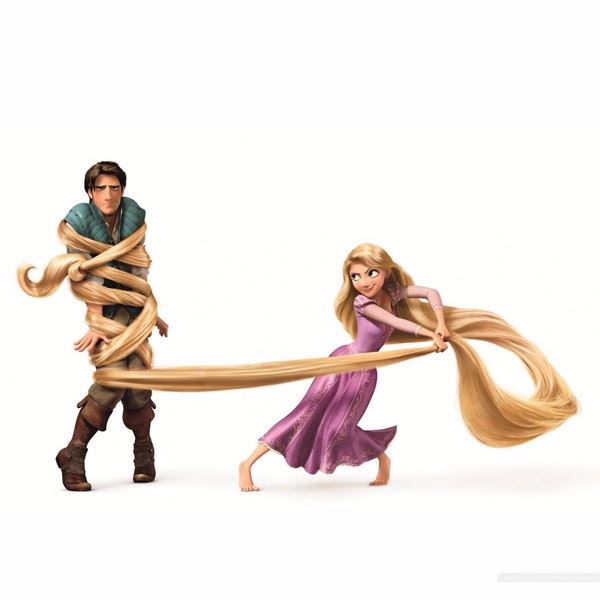 Tangled Photo Cake