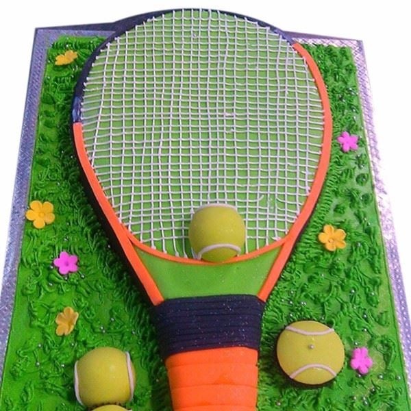 Tennis Fondant Cake