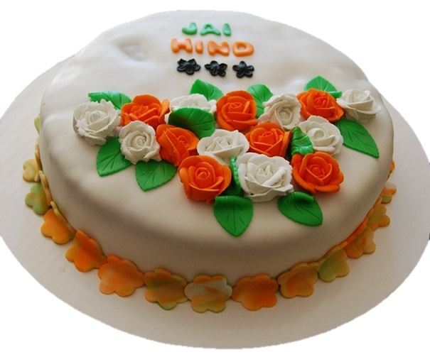 Tricolour Theme Cake 01