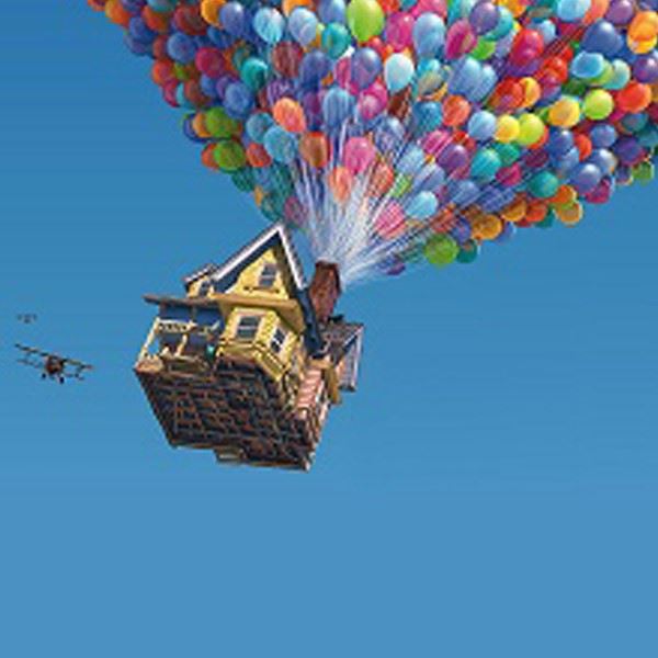 Up UP Balloons Photo Cake