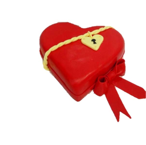 Heart Shape Valentines Day Cake  RHKey