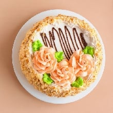 Valentines Day Cream Cake