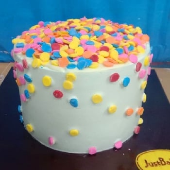 Gems loaded cake