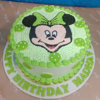 Smiley Mickey mouse cake