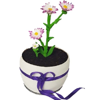 Flower Pot 3D Cake 3D47
