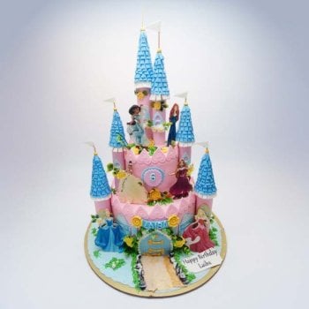 3D Princess Frozen Theme Cake