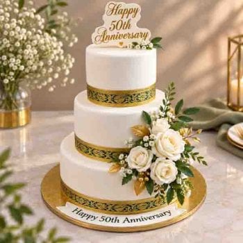 50th Anniversary Cake