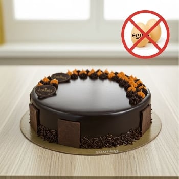 Belgium Truffle Eggless Cake