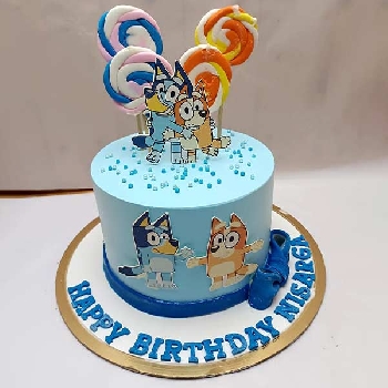Bluely Dance Mode Cake