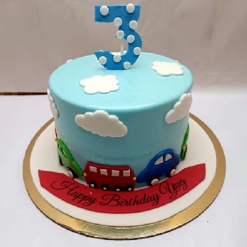 Cartoon Carnival Cake