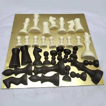 Chocolate Chess Set Cake