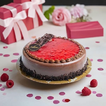 Chocolate Raspberry Womens Day Cake