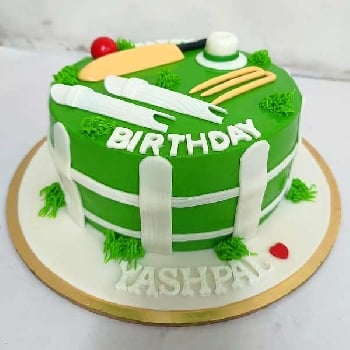 Circket Themed Cake