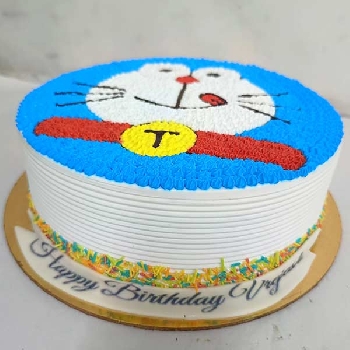 Doraemon Cream Cake