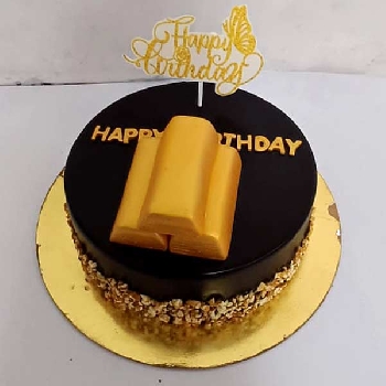 Golden Fortune Cake
