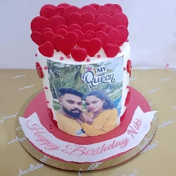 Love Theme Birthday Cake