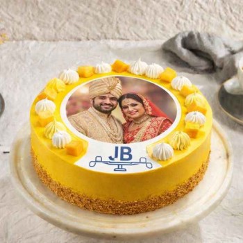 Mango Photo Cake