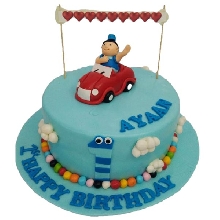 Noddy Cake Fondant Finish