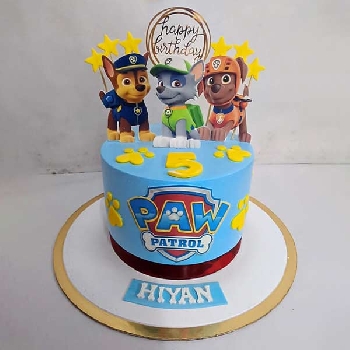 Paw Patrol Theme Cake 01