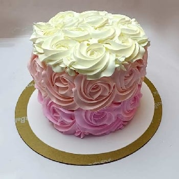 Pink ombre rosettes