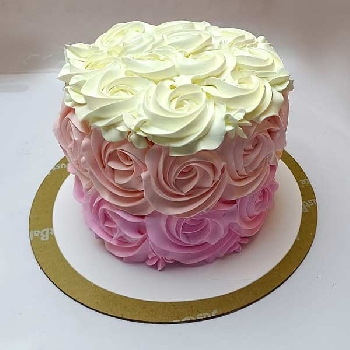 Pink ombre rosettes