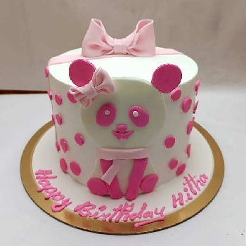 Pink Panda Cake