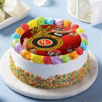 RCB Victory Celebration Photo Cake