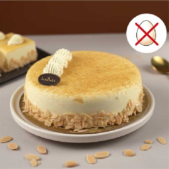 Rasmalai Eggless Cake
