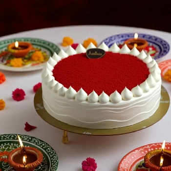Red Velvet Eggless Cake