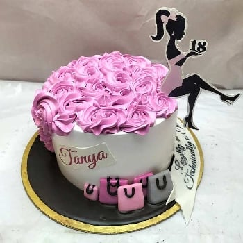 Rosette Themed Cake