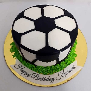 Round Football Cake