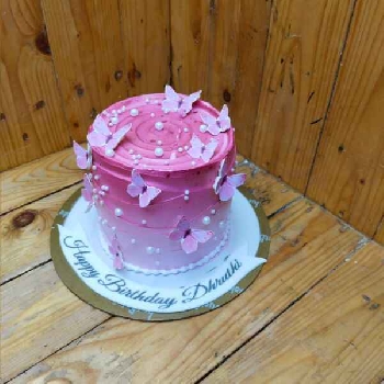 Ruddy Butterfly Cake