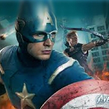 A Captain America Photo Cake