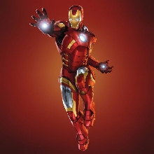 A Iron man Photo Cake
