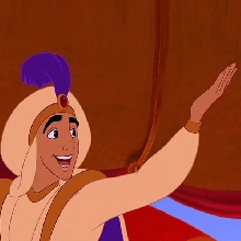 Aladdin Charm Photo Cake