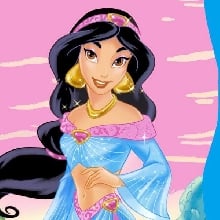 Aladdin Jasmine Photo Cake