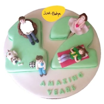 Anniversary Theme Cake 02 6Kg