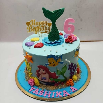 Aqua Theme Cake