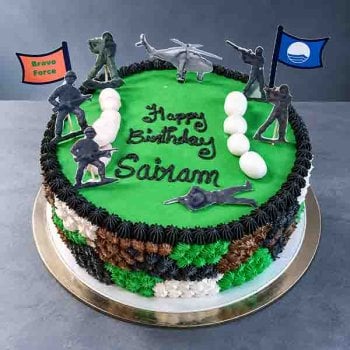 Army Theme Cake