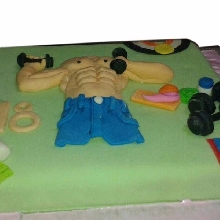 Athlete Fondant Cake