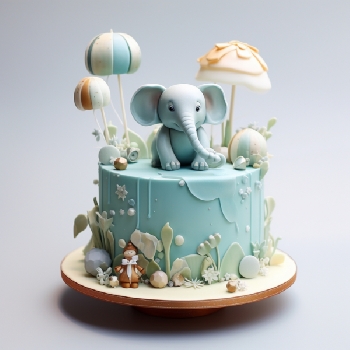 Baby Elephant cake