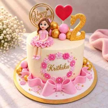 Barbie Doll Birthday Cake 03