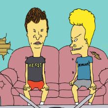 Beavis Butt Head Photo Cake