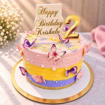 Butterfly Dreams Birthday Cake