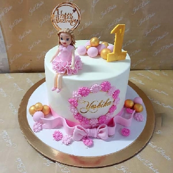 Barbie Doll Birthday Cake 03