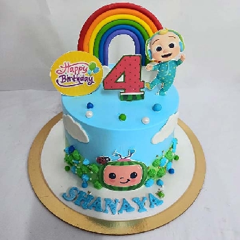 Cocomelon Rainbow Cake 01