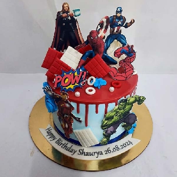 Spiderman Theme Cake 02